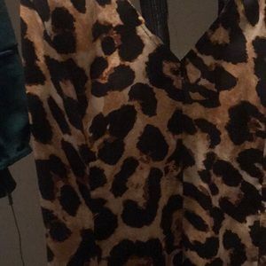 Cheetah print romper